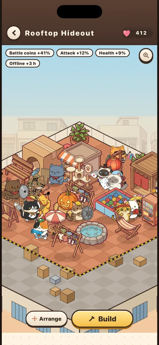 Rooftop hideout