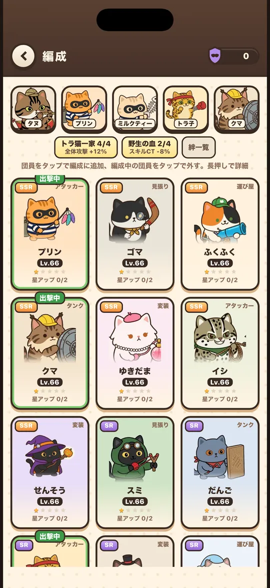 絆の組み合わせ